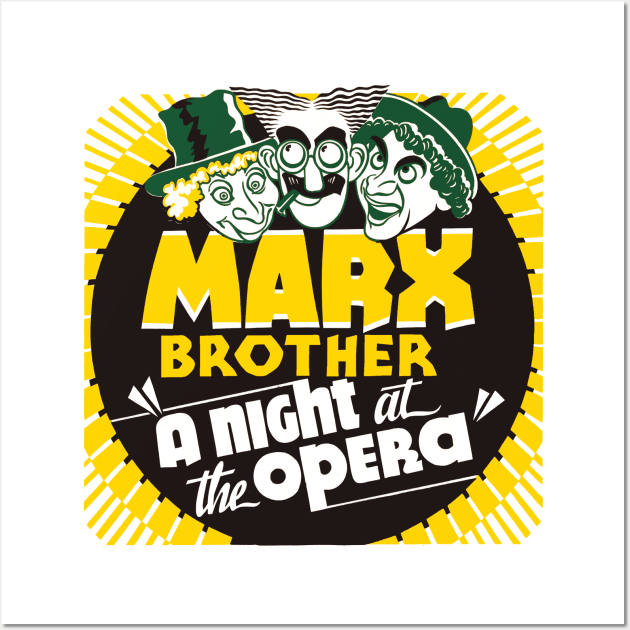 The Marx Brothers in A Night at the Opera Wall Art by MovieFunTime